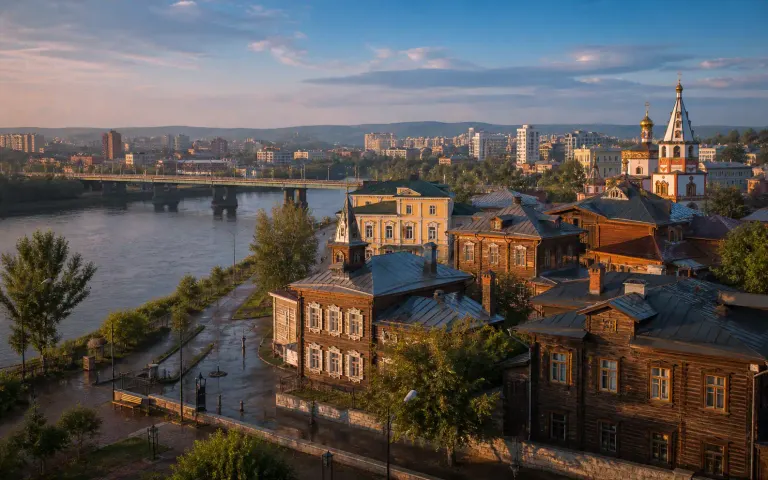 Панорамный образ: Иркутск в визуальной системе KERAMO.TOP