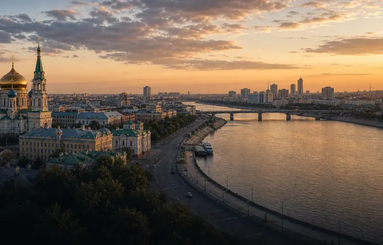 Панорамный образ: Омск в визуальной системе KERAMO.TOP